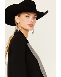 Boom Jeans Women's Crystal Embellished Blazer