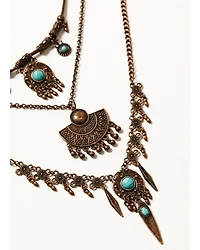 Shyanne Women's Mystic Skies Charm Layered Necklace