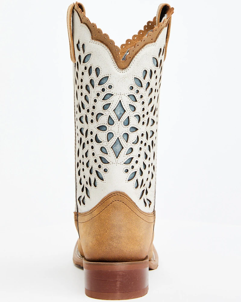 Laredo Women's Underlay Western Boots - Broad Square Toe