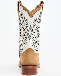 Laredo Women's Underlay Western Boots - Broad Square Toe