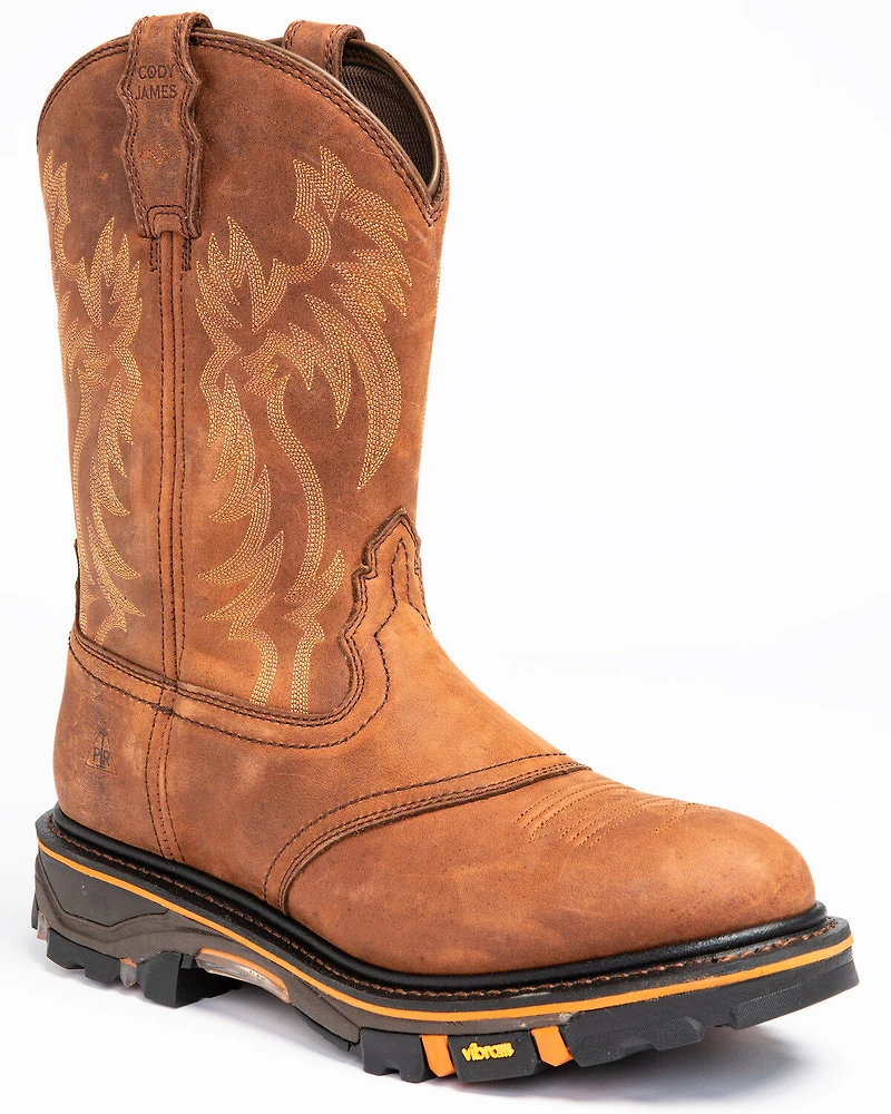Cody James Men's 11" Decimator Western Work Boots - Soft Toe
