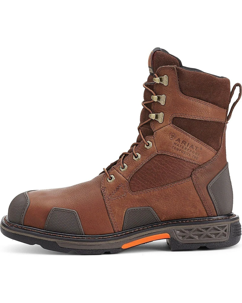Ariat Men's Overdrive 8" Lace-Up Work Boots - Composite Toe