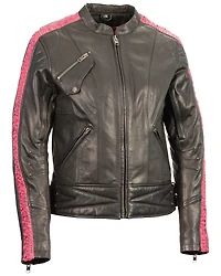 Milwaukee Leather Women's Crinkle Arm Lightweight Racer Jacket - 3X