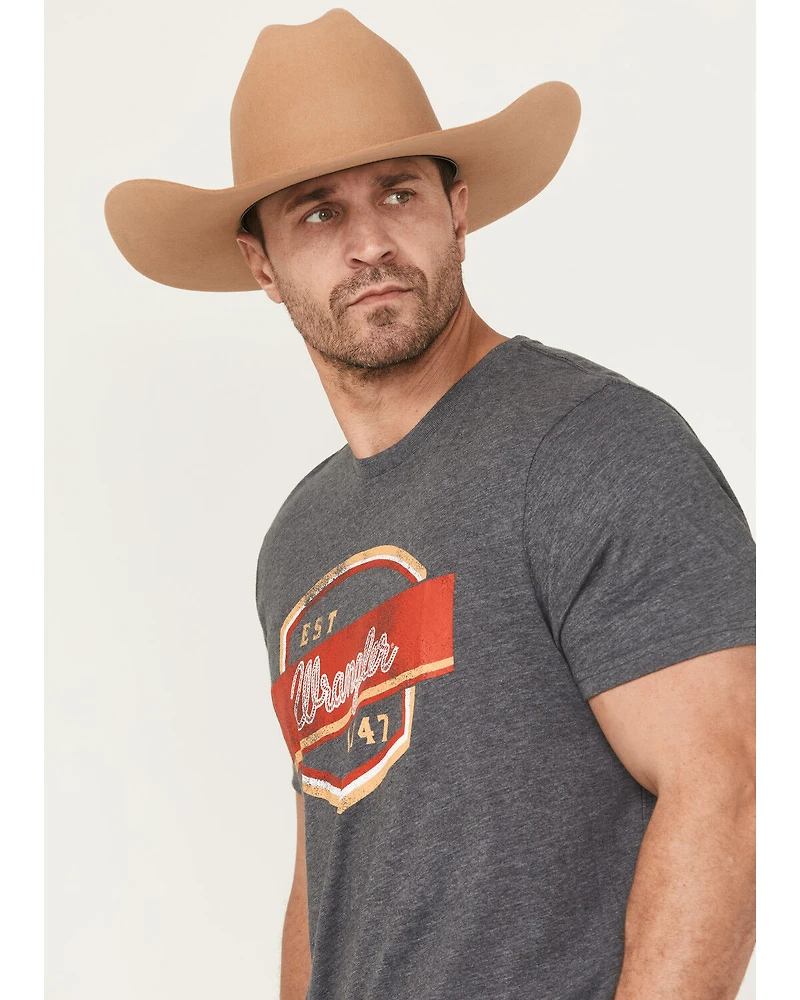 Wrangler Men's Rope Logo Short Sleeve Graphic T-Shirt