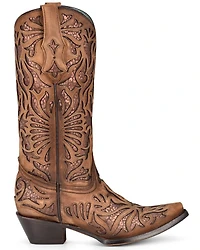 Corral Women's Shedron Inlay Western Boots - Snip Toe