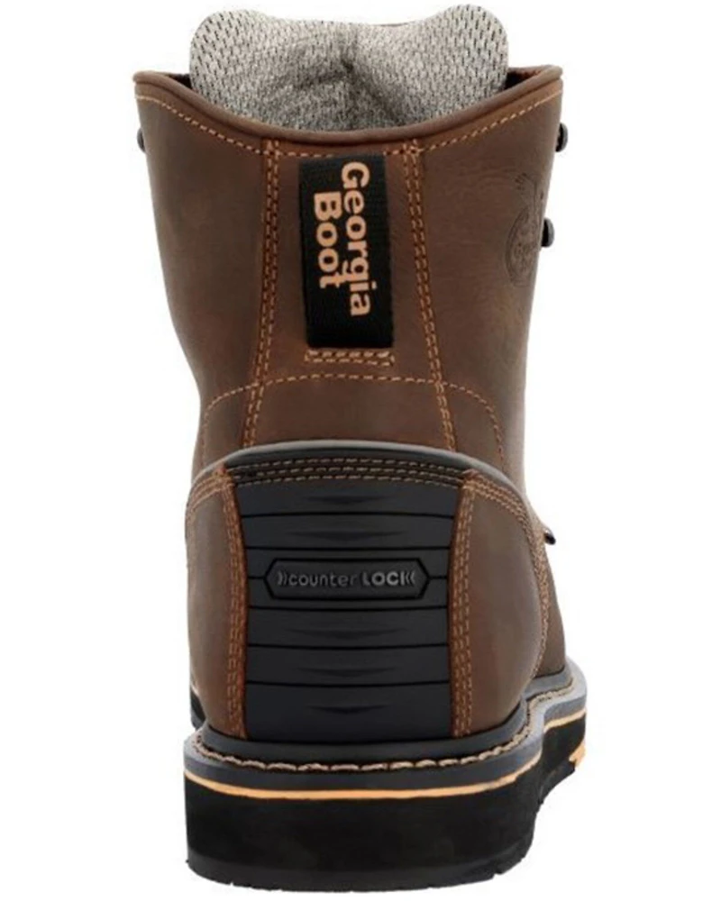 Georgia Boot Men's AMP LT Wedge 6" Lace-Up Work Boots - Composite Toe