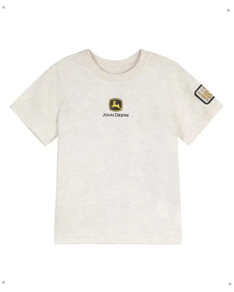 John Deere Little Boys' Mega Construction Short Sleeve Graphic T-Shirt