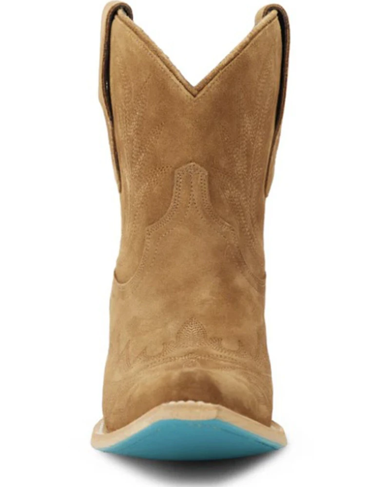 Lane Women's Lexington Suede Western Booties - Snip Toe