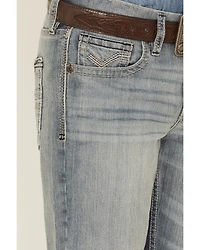Cody James Boys' Medium Wash Buckskin Slim Bootcut Stretch Denim Jeans