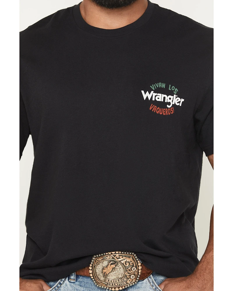 Wrangler Men's Vivan Los Vaqueros Short Sleeve Graphic T-Shirt