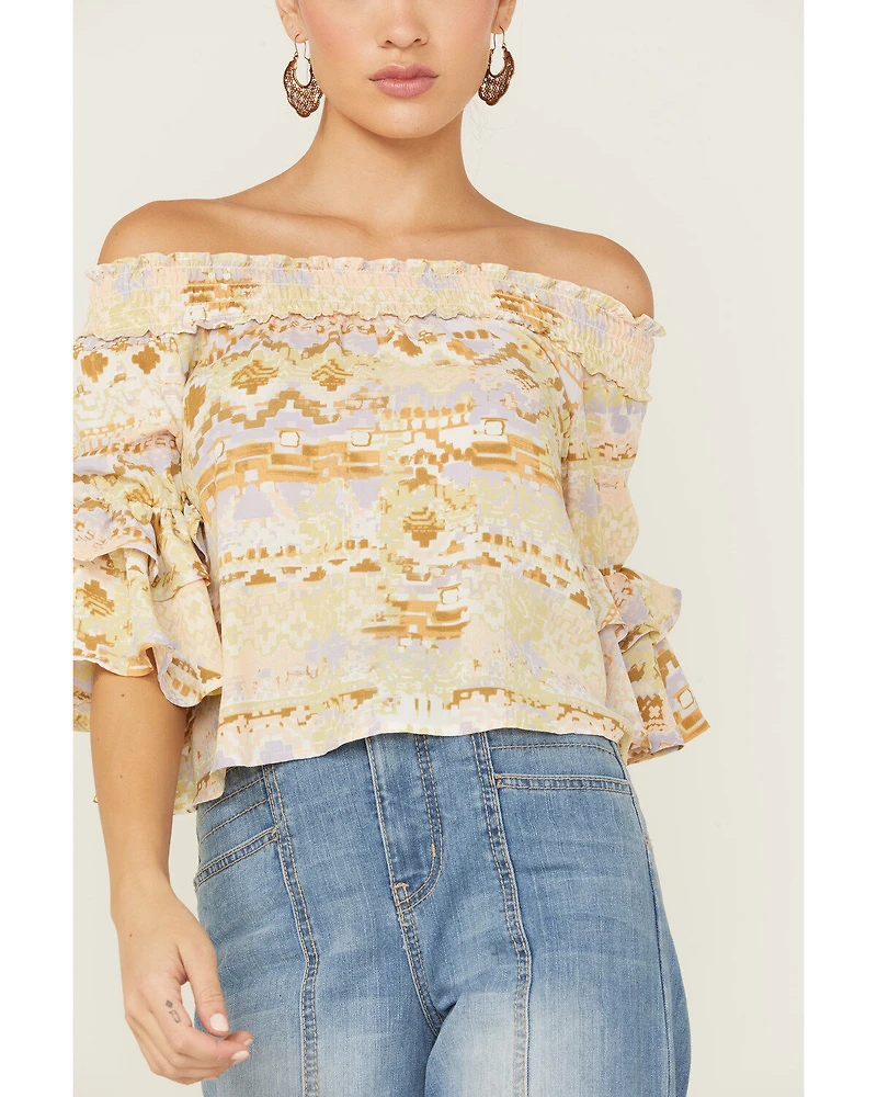 Shyanne Women's Woven Off-Shoulder Top