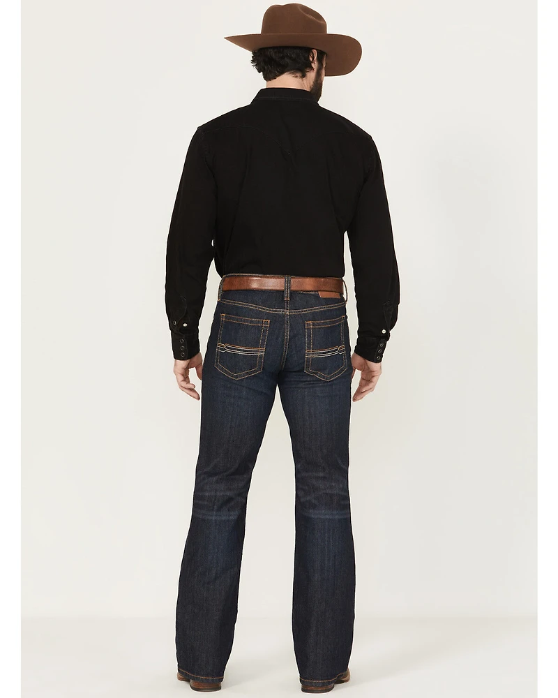 Cody James Men's Night Hawk Wash Duke Relaxed Bootcut Stretch Denim Jeans