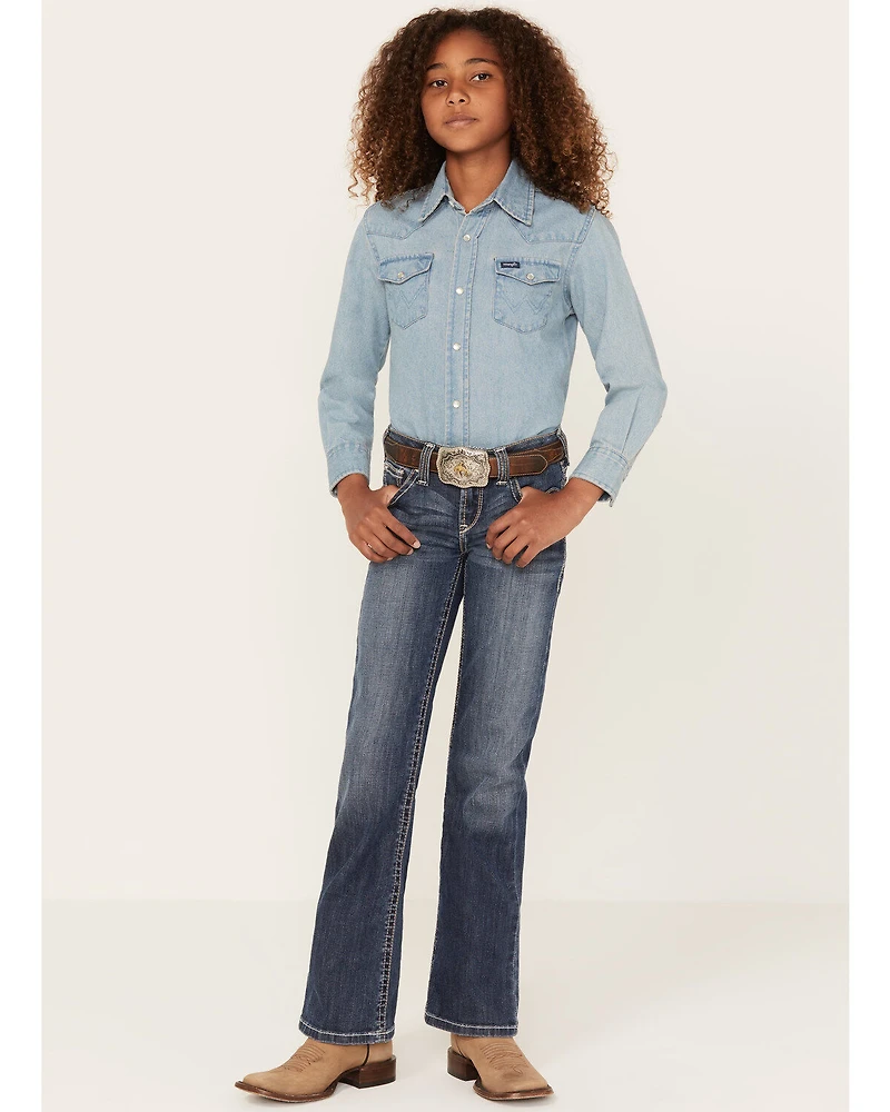 Ariat Girls' Esmeralda Dresden Bootcut Jeans