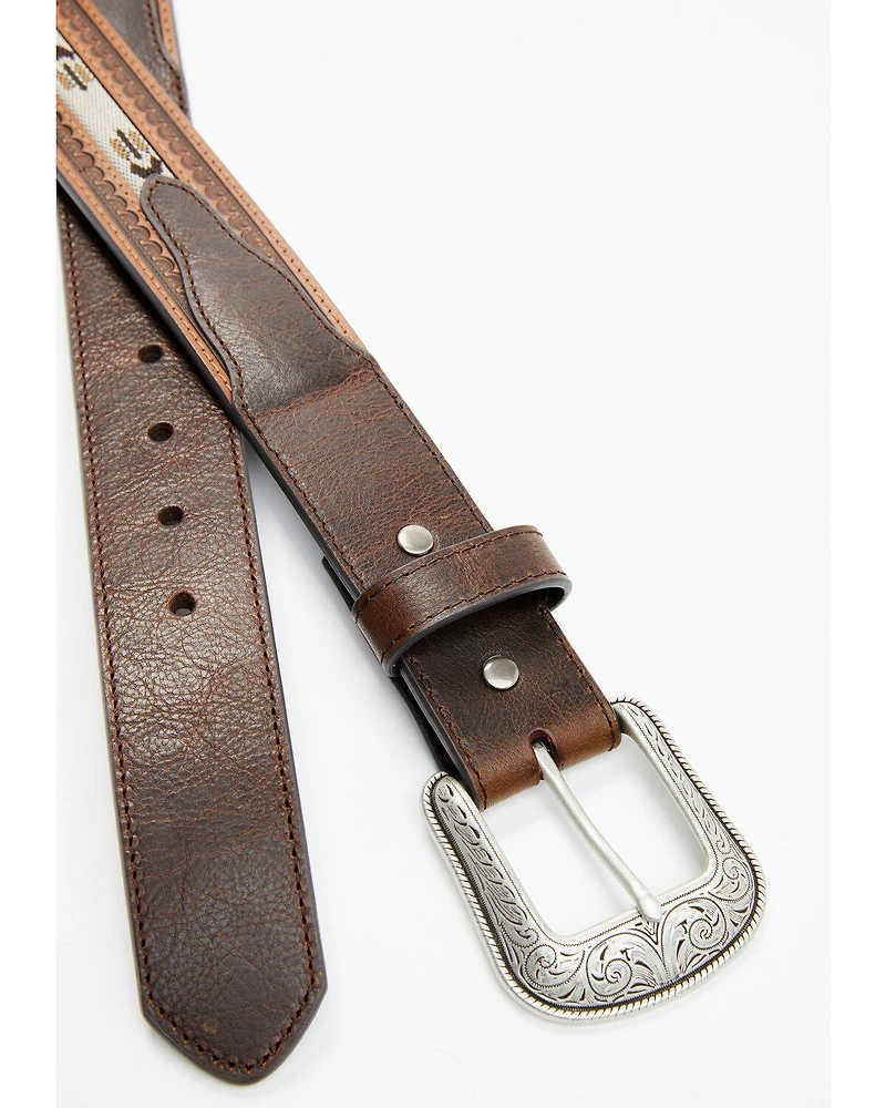 Cody James Men's Wyatt Braided Strap 2-Toned Belt