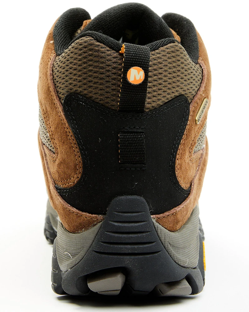 Merrell Men's Moab 3 Mid Waterproof Hiker Work Boots - Soft Toe