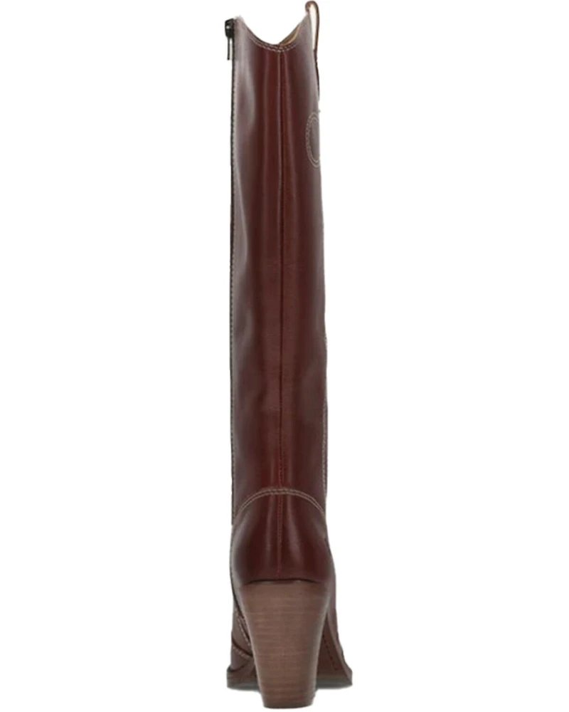 Frye Women's Corinne Tall Deco Stitch Fashion Boots - Round Toe