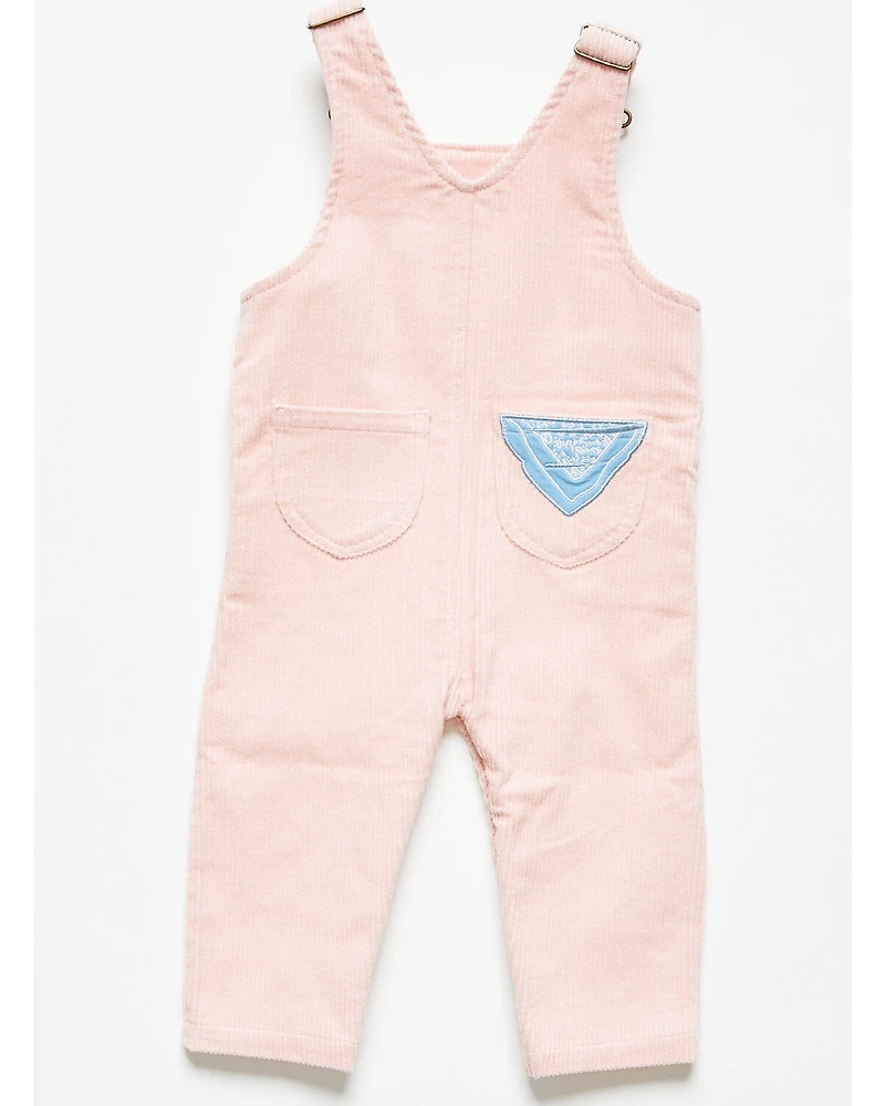 Angel Dear Infant Girls' Barn Corduroy Overalls