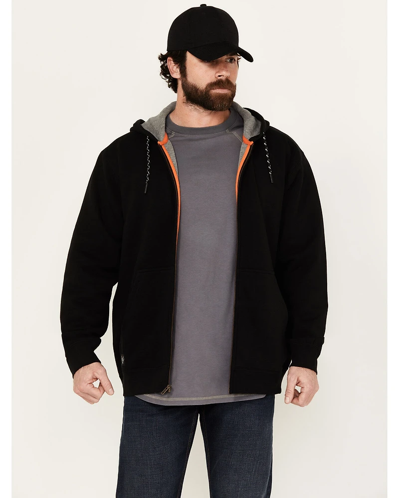 Hawx Men's Zip Front Hooded Jacket