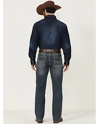 Rock & Roll Denim Men's Cannon Medium Wash Bootcut Stretch Jeans