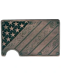 Montana Silversmiths Men's All American Bronze Credit Card Holder