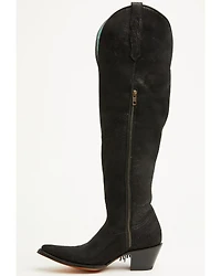 Corral Women's Fringe Tall Western Boots - Snip Toe