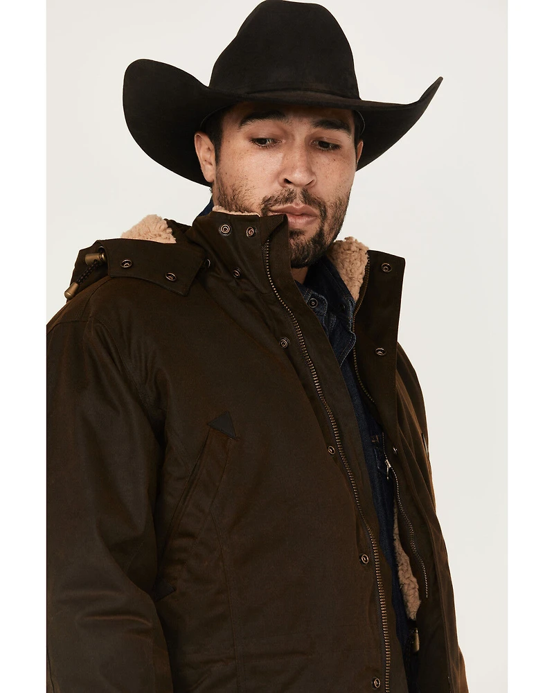 Outback Trading Co Men's Nolan Oilskin Berber Lined Concealed Carry Jacket