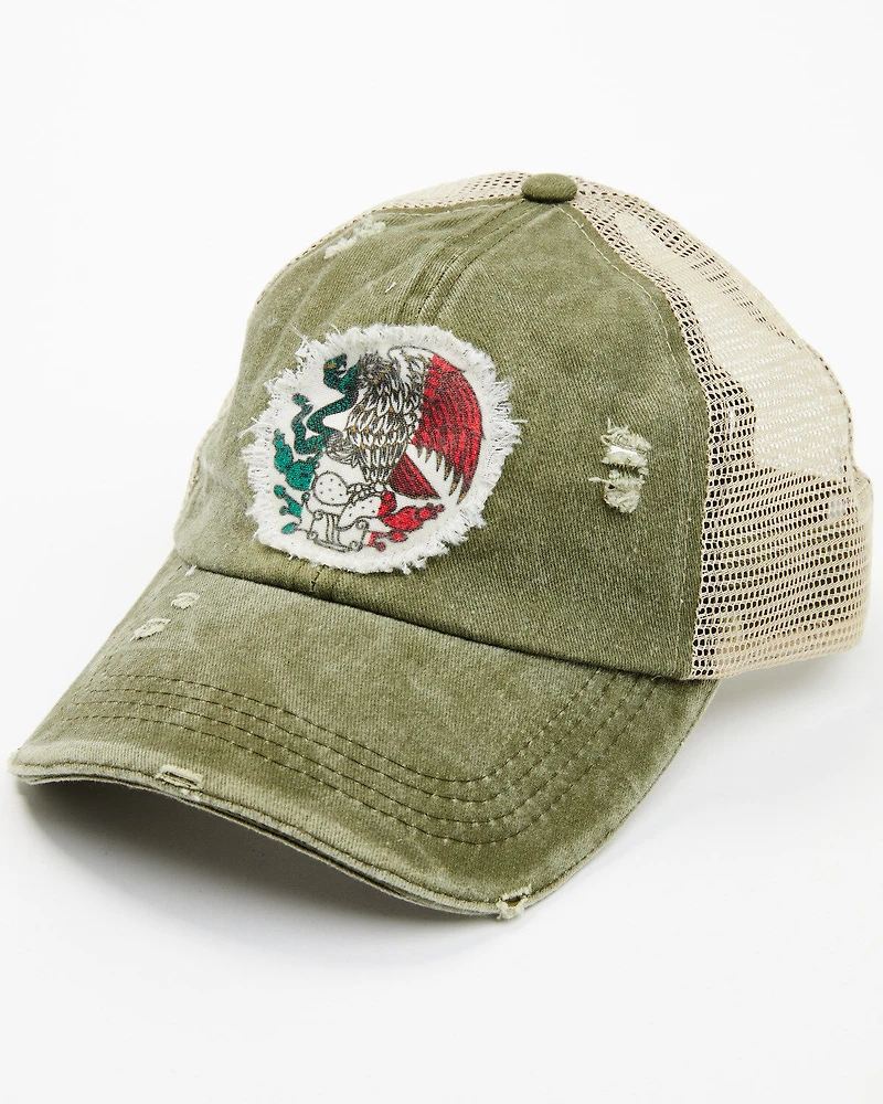Cody James Men's Mexican Flag Eagle Ball Cap