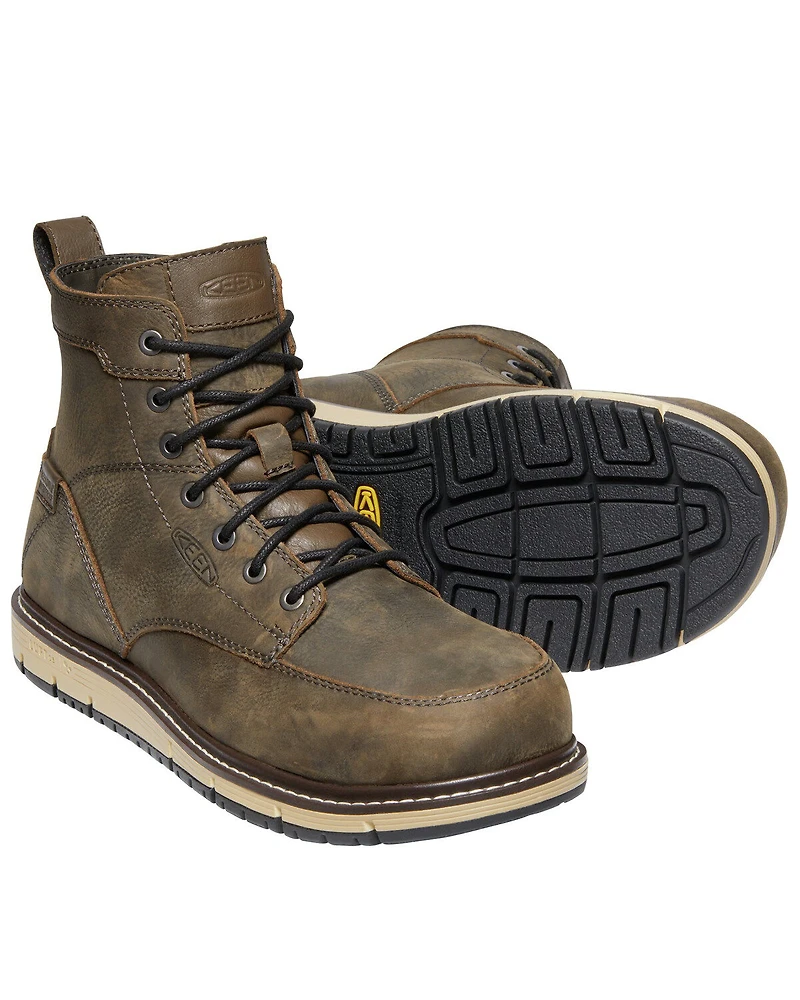 Keen Men's San Jose Waterproof Moc Work Boots - Aluminum Toe