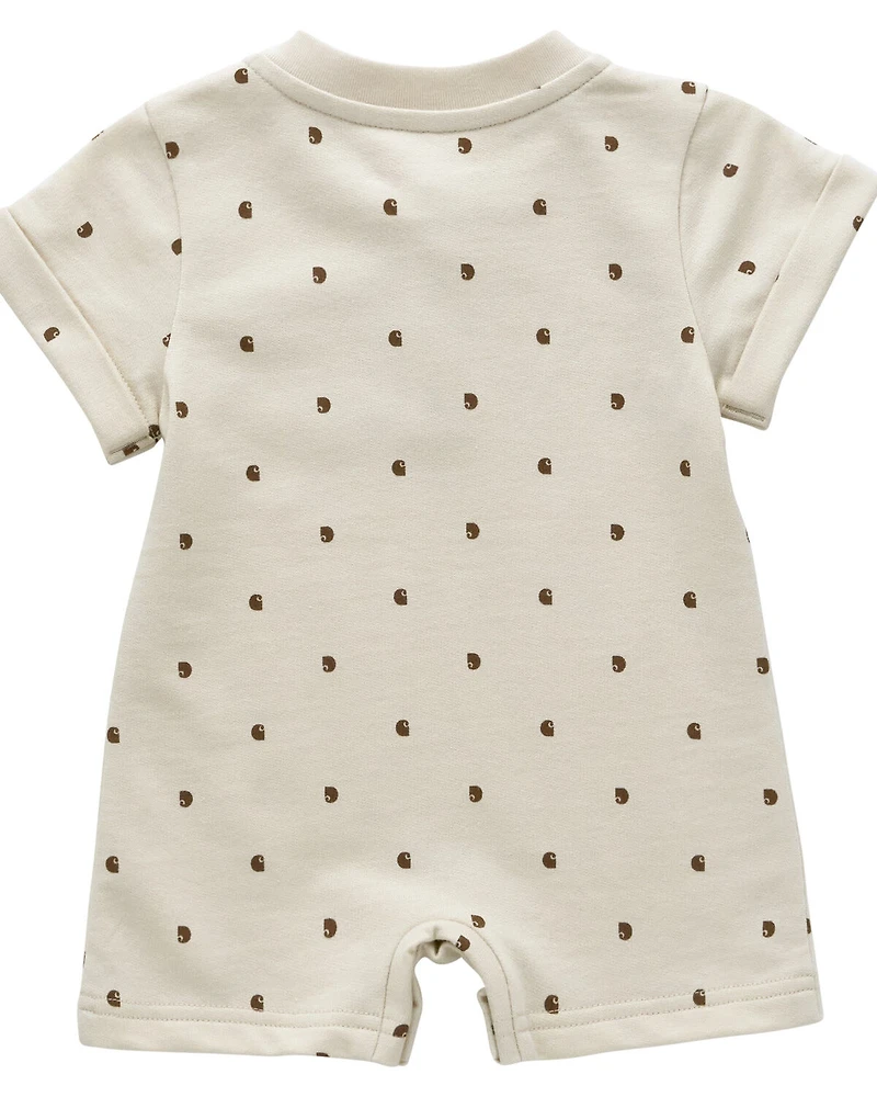 Carhartt Infant Boys' Logo Printed Short Sleeve Onesie