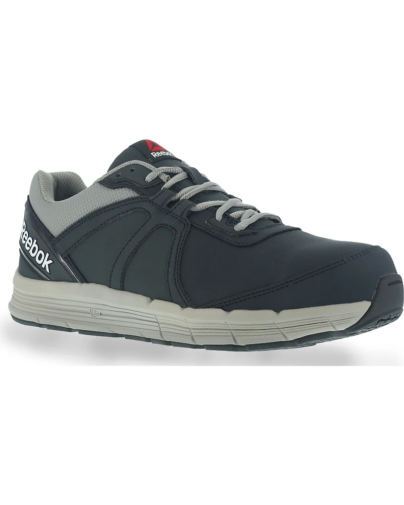 Reebok Men's Leather Athletic Oxfords - Steel Toe
