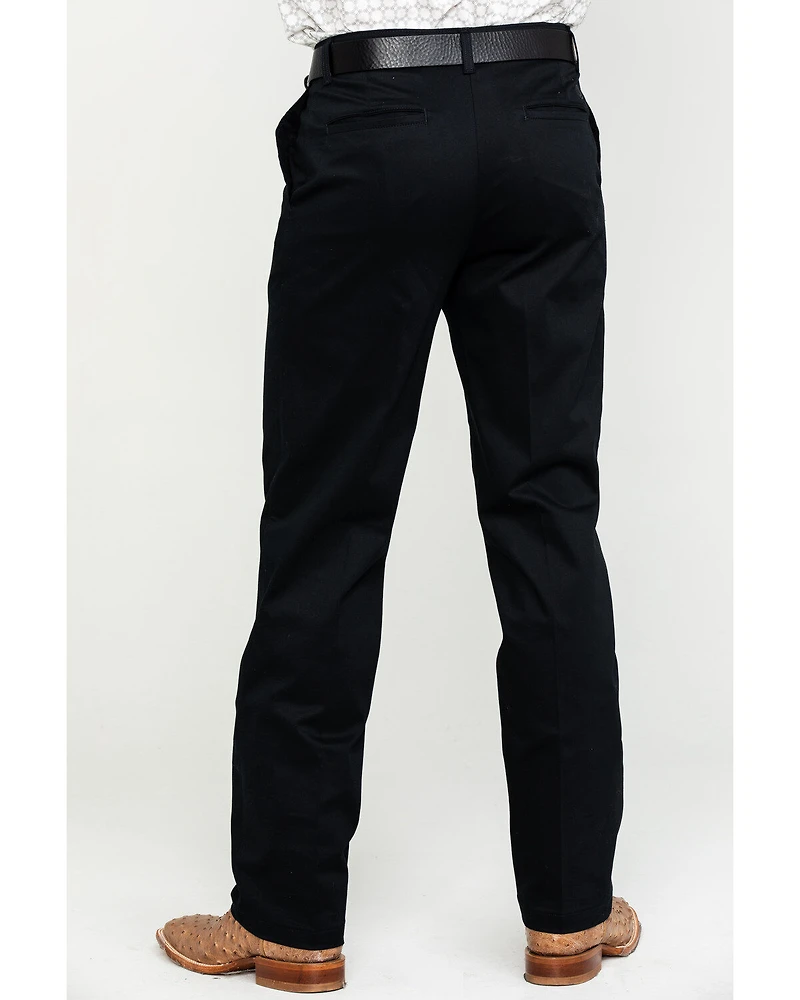 Wrangler Men's Casual Flat Front Western Pants