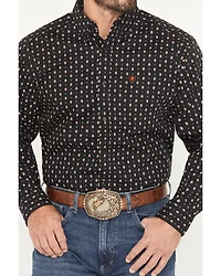 Ariat Men's Thorn Geo Print Long Sleeve Button-Down Western Shirt