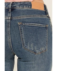 Dear John Women's Dark Wash Rosa High Rise Flare Stretch Denim Jeans