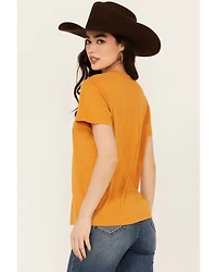 Wrangler Women's Logo Desert Scene Short Sleeve Graphic Tee