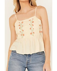 Bila Women's Margo Floral Embroidered Cami Top