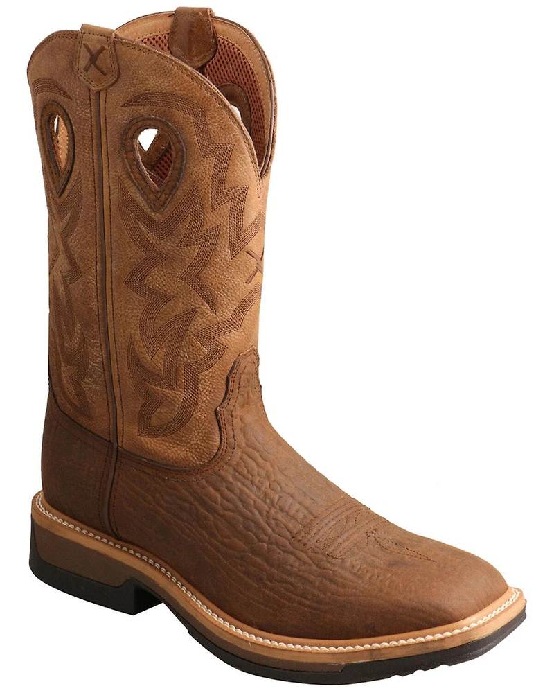 Twisted X Men's Lite Cowboy Western Work Boots - Composite Toe