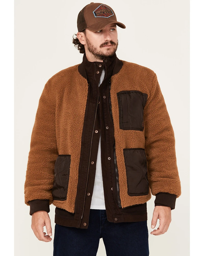 Brothers and Sons Men's Hashem 3 1 Sherpa Lined Jacket