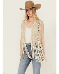 Wonderwest Women's Foiled Suede Vest