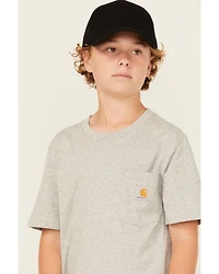 Carhartt Boys' Solid Short Sleeve Pocket T-Shirt