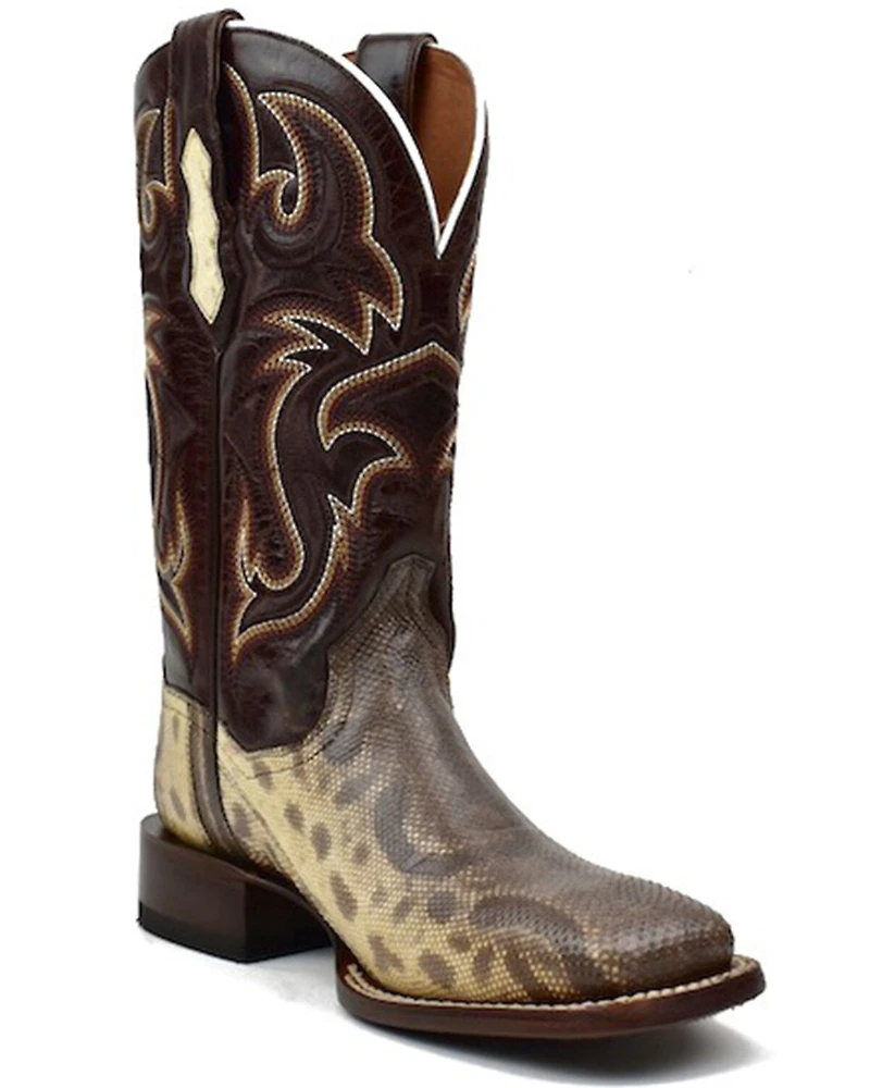 Dan Post Women's Karung Exotic Western Boots - Broad Square Toe