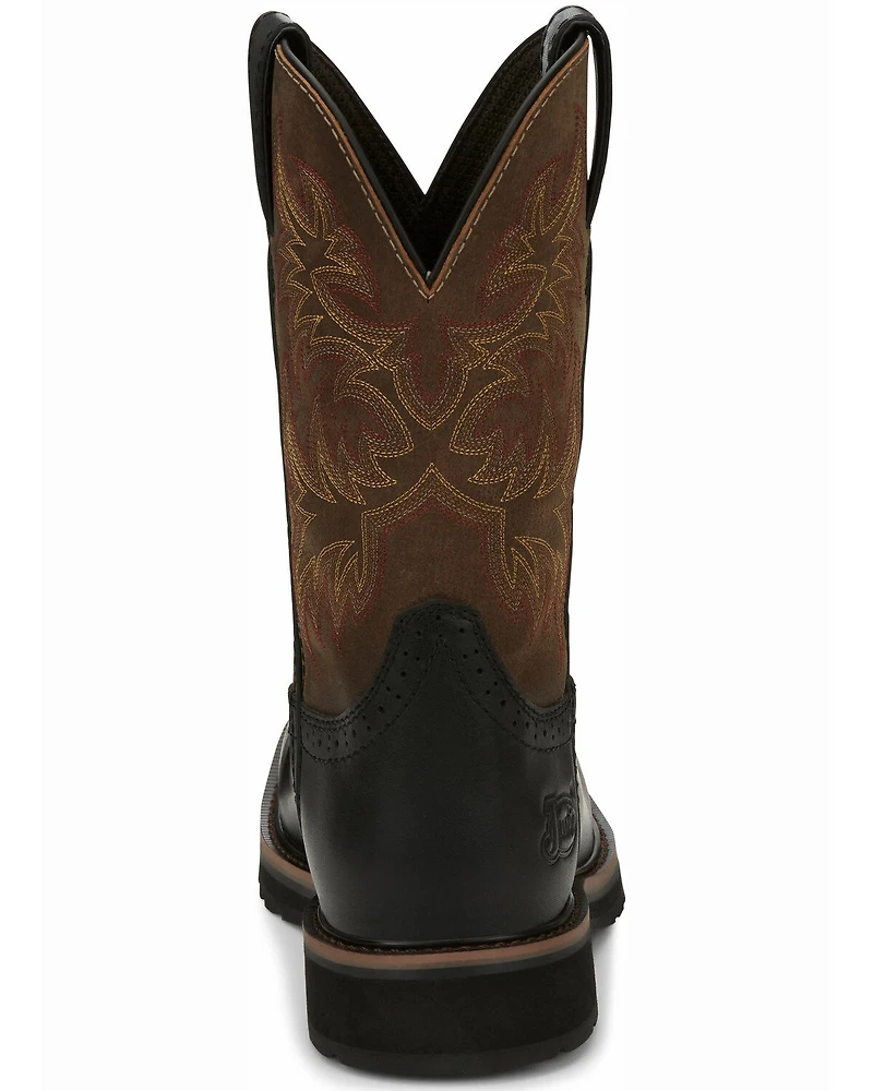 Justin Men's Driller Western Work Boots - Composite Toe