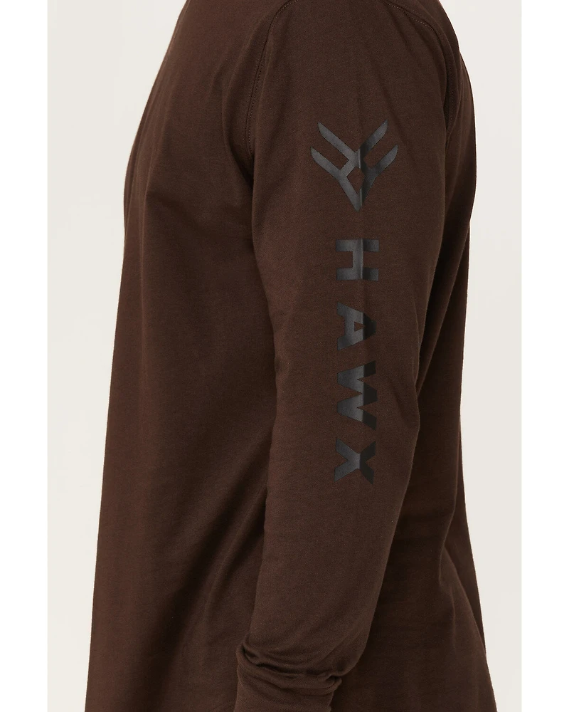 Hawx Men's Logo Graphic Work T-Shirt