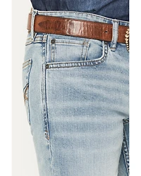 RANK 45® Men's Somerset Wash Ambush Slim Straight Performance Stretch Denim Jeans