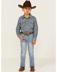 Cody James Little Boys' Flint Light Wash Stretch Slim Straight Jeans - Sizes 4-8