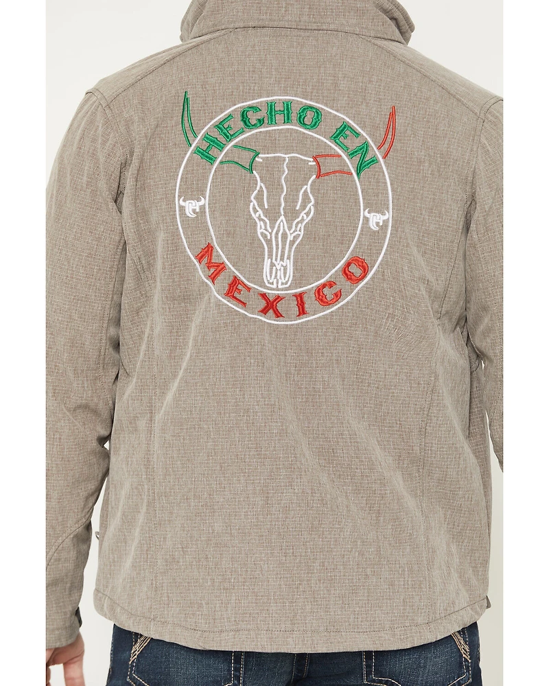 Cowboy Hardware Men's Hecho en Mexico Longhorn Softshell Jacket