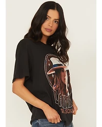Wrangler X Lainey Wilson Women's Studded Girlfriend Short Sleeve Graphic Tee