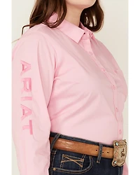 Ariat Women's Team Kirby Long Sleeve Button-Down Stretch Western Shirt - Plus