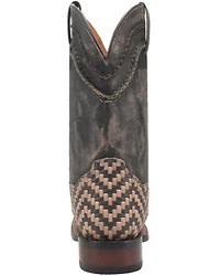 Dan Post Men's Keaton Basket Weave Performance Western Boots - Broad Square Toe