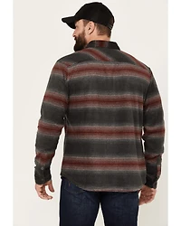 Dakota Grizzly Men's Bowie Button Down Long Sleeve Striped Western Fleece Shirt