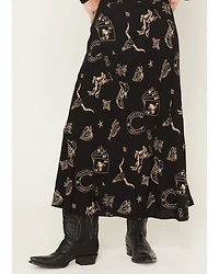 Idyllwind Women's Lutie Conversational Print Midi Skirt